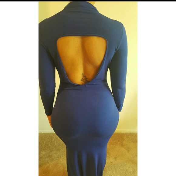 Dresses & Skirts - Backless Royal Blue  Dress!!